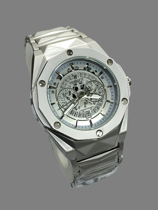 Hublot Cut Skeleton Black Dial – Wristal Watch